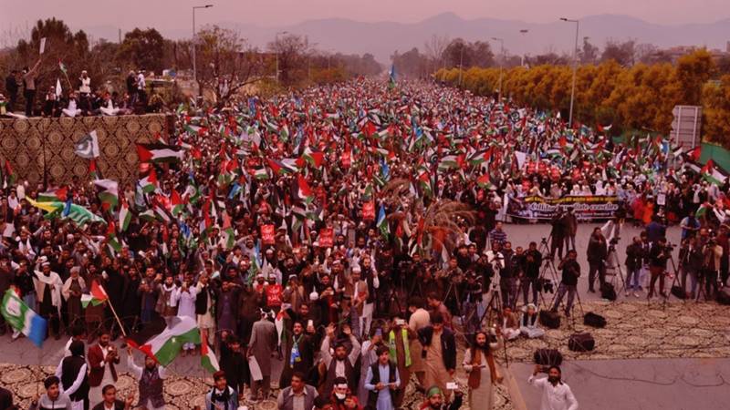 Gaza Solidarity Sit-In: Two Killed As Car Plows Through Protest Rally In Islamabad