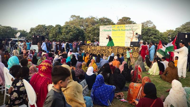 Marching For Climate Justice In Karachi