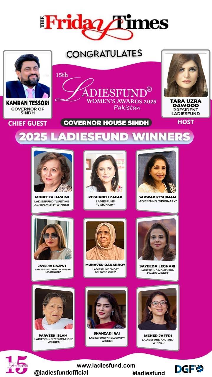 15th LADIESFUND®️ Women’s Awards 2025 Pakistan