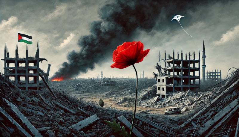 Gaza Poppy In Gaza, Where No Poppies Blow
