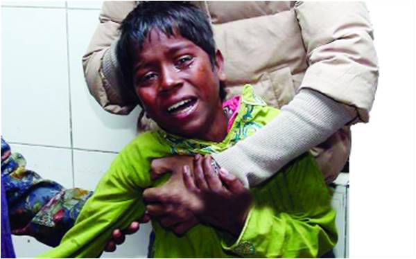 Fruit seller Farid Mia's son mourns the loss of his father who died of burn injuries from indiscriminate petrol bombs thrown by Bangladesh's BNP-Jamaat opposition that boycotted the January