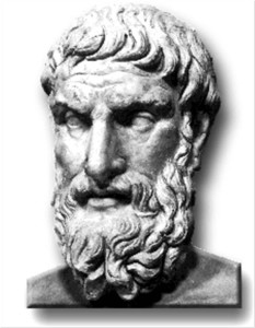 A bust of the misunderstood Epicurus