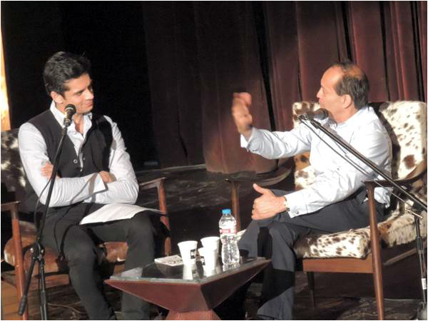 Vikram Seth during the session 'A writer and his other arts' 