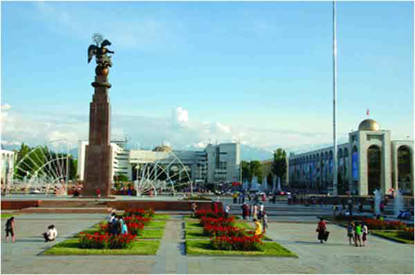Bishkek's main square