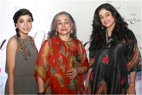 Sadaf Zarrar, Nuscie and Nadia Jamil at the Pallilos launch