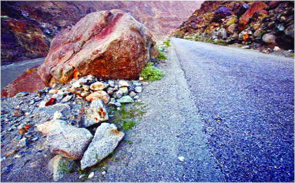 The site on Karakoram Highway where 18 Shia passengers were killed in 2012