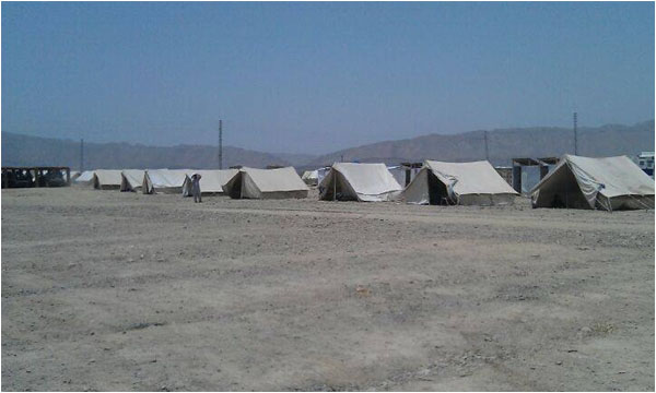 The camp at Bakkakhel