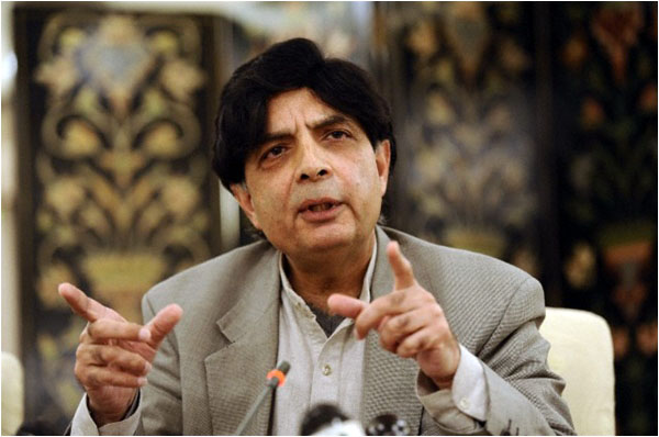 Chaudhry Nisar plays it close to his chest