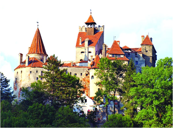 Bran castle – situated in central Romania, is commonly known as Dracula's castle