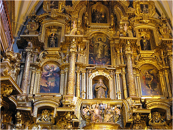 Interior of Iglesia De San Francisco, Cusco