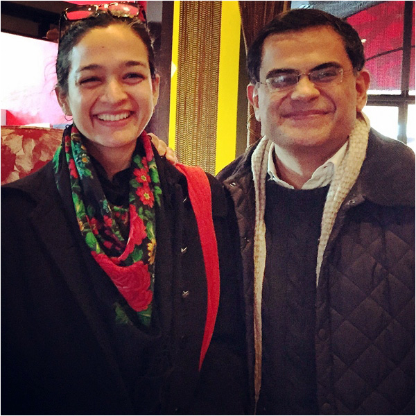 Samiya Mumtaz with Raza Rumi