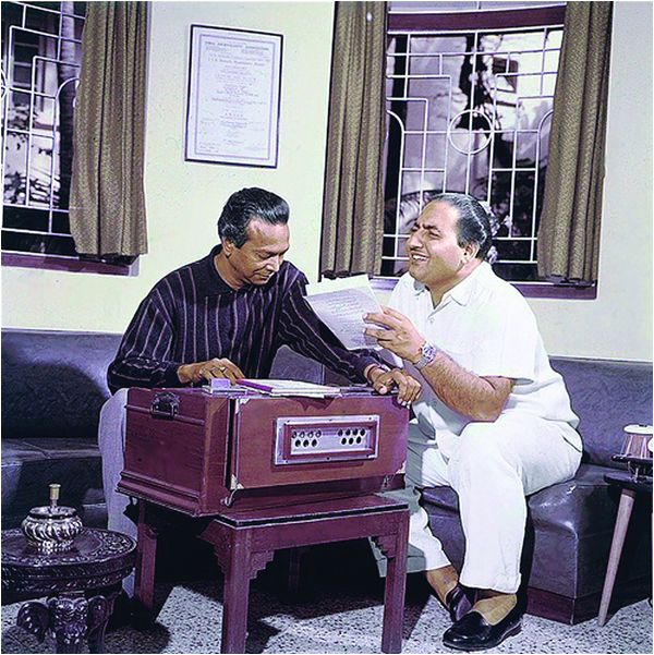 Mohammed Rafi and Composer Naushad