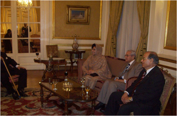 With Egyptian Ambassadors