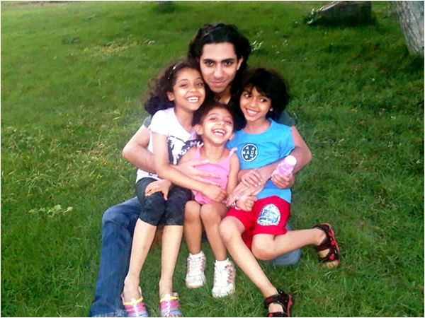 Badawi with his children