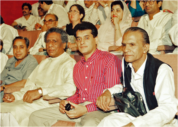 Ustad Shaukat Hussain Khan with Ally Adnan & Ustad Talib Hussain Khan