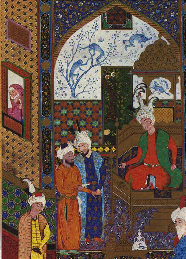 A scene from Shahnameh