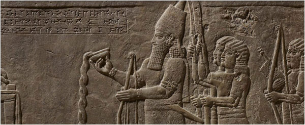 Assyrian relief dating back to the seventh century BC: a glimpse of what the ISIS is robbing us of