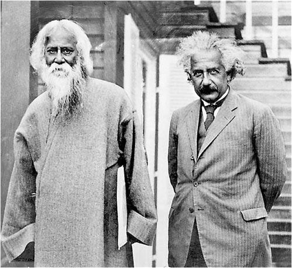 Poet meets physicist: Rabindranath Tagore with Albert Einstein