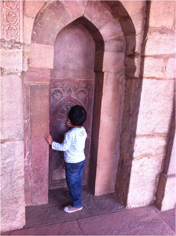 The author's son – no door in Delhi left untried