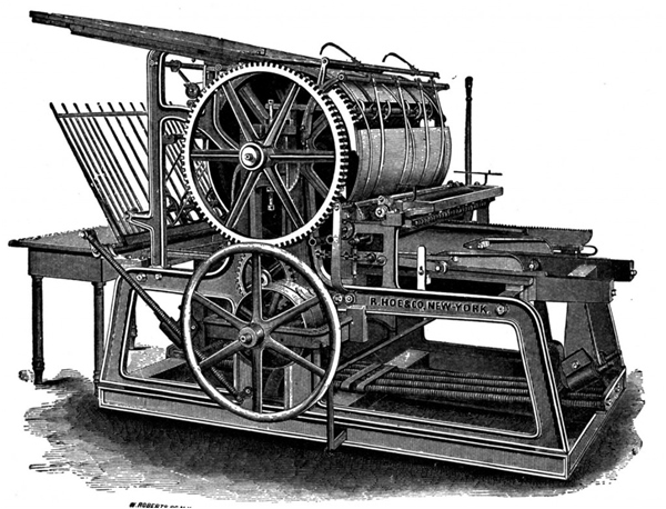 The first printing press
