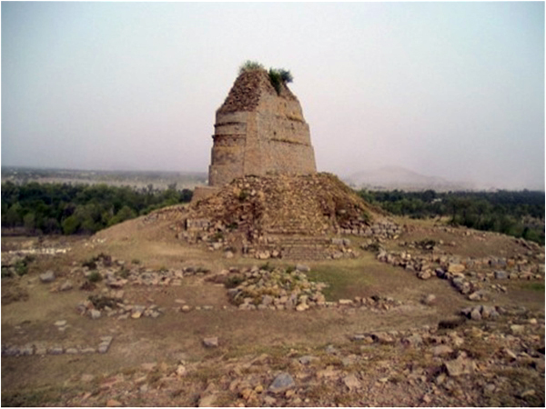 The main stupa at Ballar