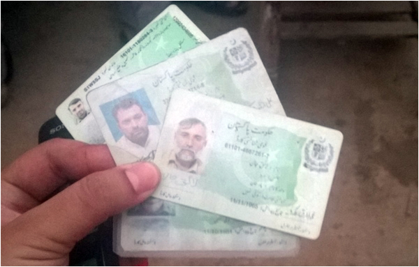 Several men in the area promptly produced their ID cards to squash the Afghan myth