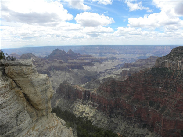 The Grand Canyon from Bright Angel Outlook at the North Rim 2