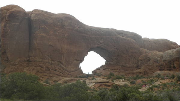 One of the largest arches at Arches National Park