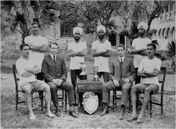 Forman Christian College Athletics Team, 1918 Winners of the University Sports Cup and Relay Race Cup