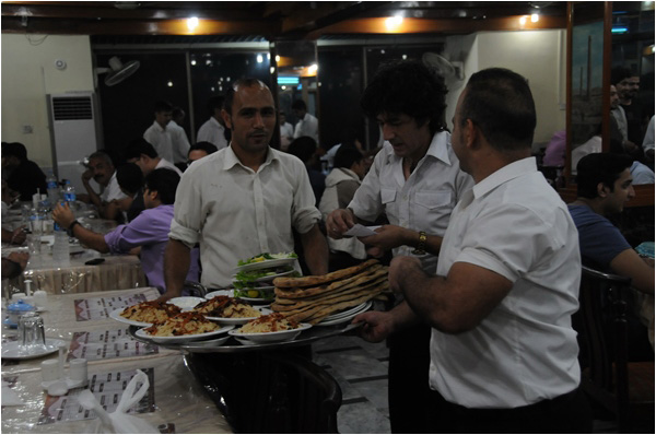 Inside Kabuli Restaurant