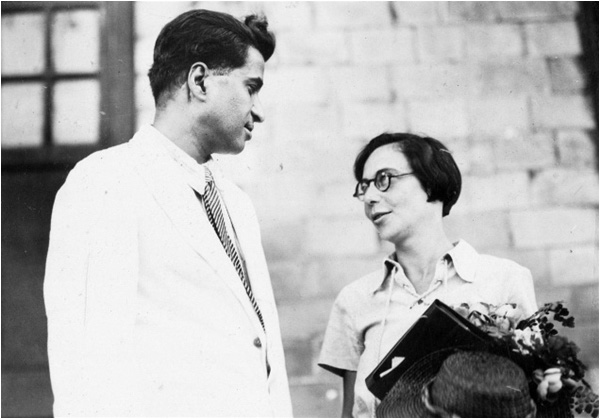 One of the CPI founders, M N Roy, with his wife Ellen Gottschalk in Bombay, March 1937