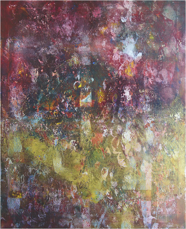 Earth In My Bones XII - Oil and Gesso on Canvas - 80 x 100 cm