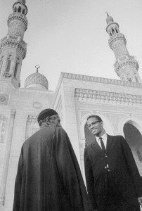 Malcolm X in Mecca at Masjid al Haram