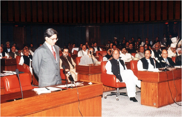 Aitzaz Ahsan in the Senate, 1998