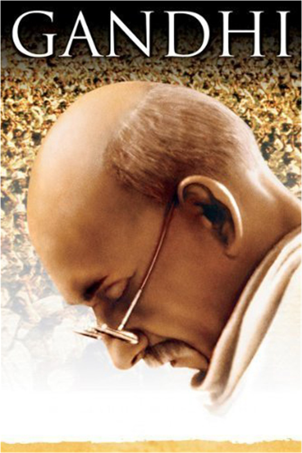 A poster from the iconic Gandhi film