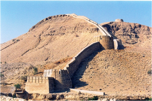 The Ranikot Fort in Jamshoro - built by the Talpurs and potentially the largest fort in the world