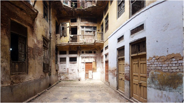 A view of the Noori haveli from the inside