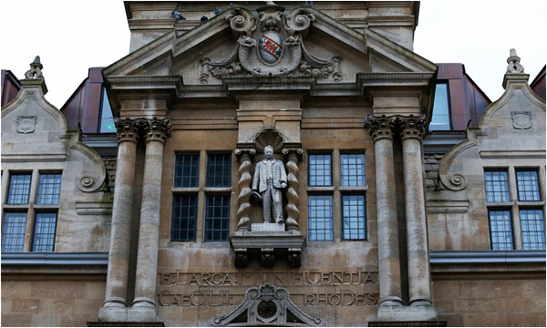 Statue of Cecil Rhodes at Oxford