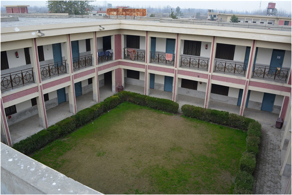 A view of the Boys' Hostel at Bacha Khan University