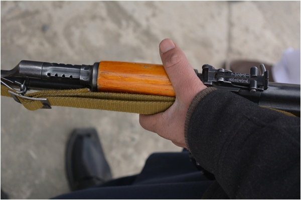 The guns given to Bacha Khan University guards