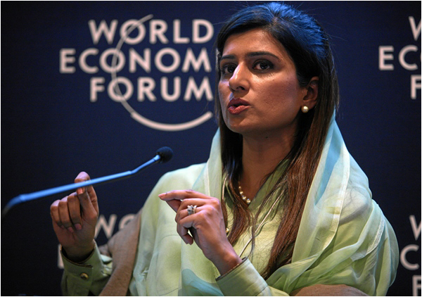 Hina Rabbani Khar spoke candidly at the KLF about her experience representing Pakistan at Davos, 2007