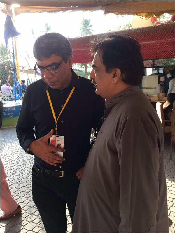 Nadeem F. Paracha and Dr Ayub Sheikh
