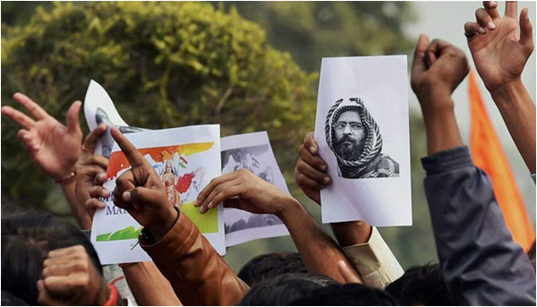 Some JNU students' solidarity with Afzal Guru did not go down well with the Right