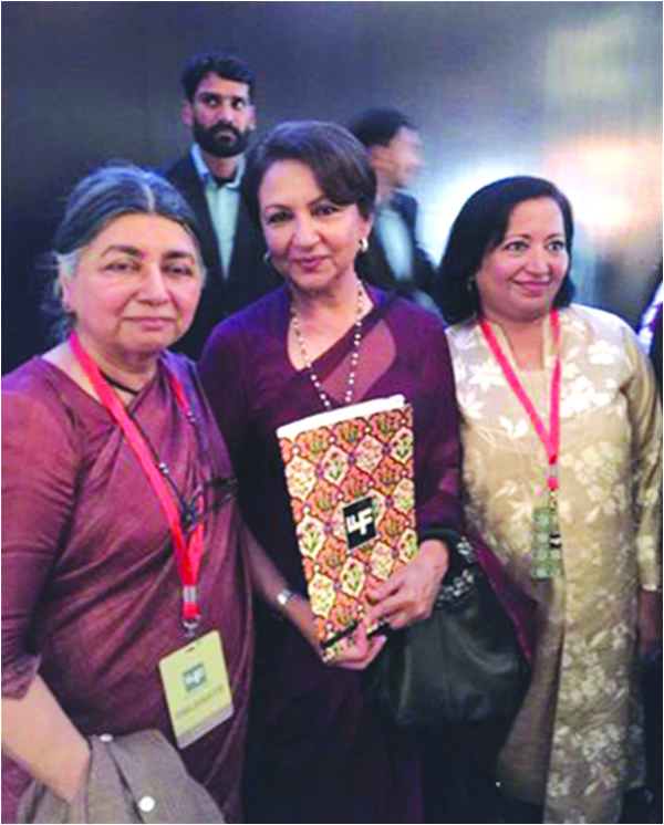 Sharmila Tagore at the Festival - Photo credits - The Lahore Literary Festival