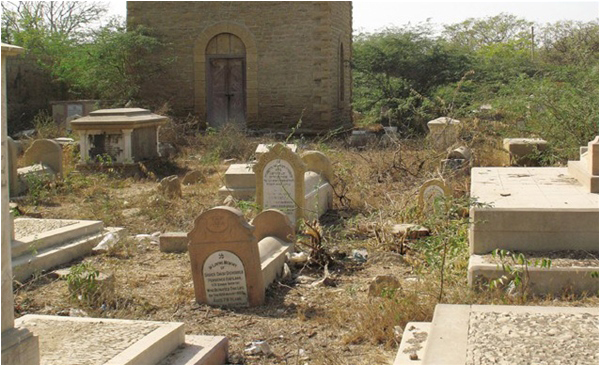 The Jewish graveyard in Karachi - little is left of a small but once thriving community
