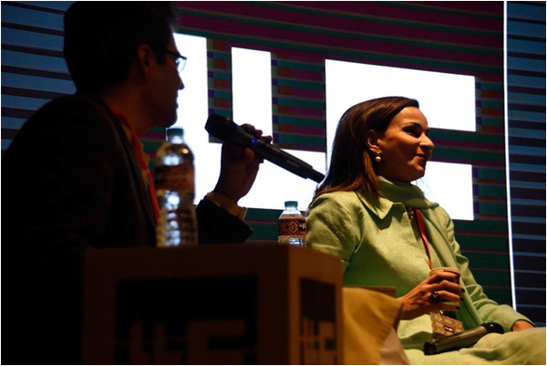 Sherry Rehman at the LLF - Photo credit - Tapu Javeri