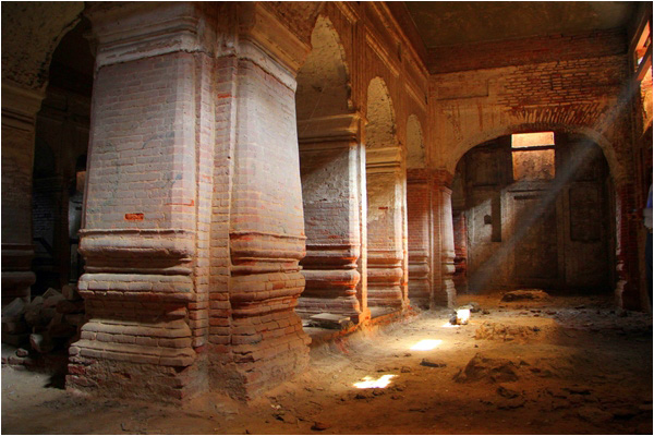 The basements of Huzoori Bagh, in a state of neglect
