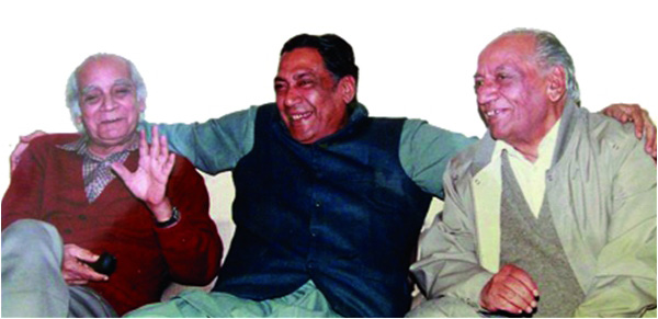 Sibte Hasan, Dr M. Sarwar and Faiz Ahmed Faiz