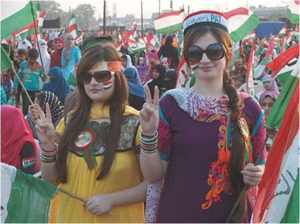 Many of PTI's female supporters remain undaunted by incidents of sexual harrassment at mass political events