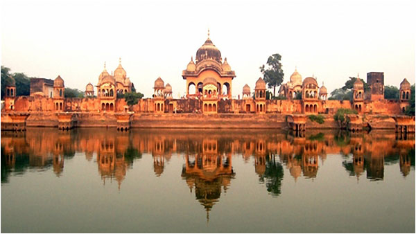 Vrindavan is traditionally associated with Radha and Krishna